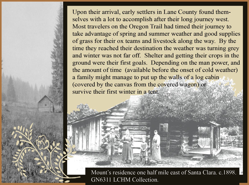 The 1880's Kitchen Interior, daily life in  19th century Lane County