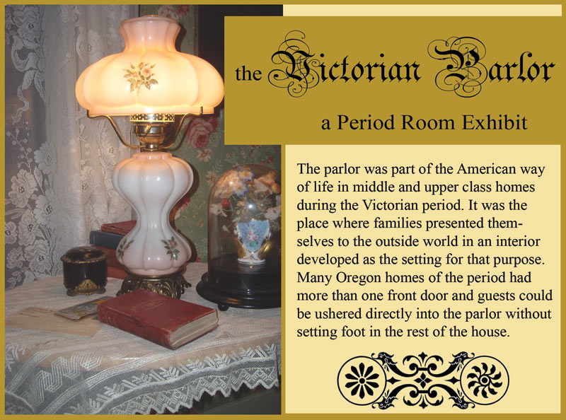 The Victorian Parlor, a period room exhibit